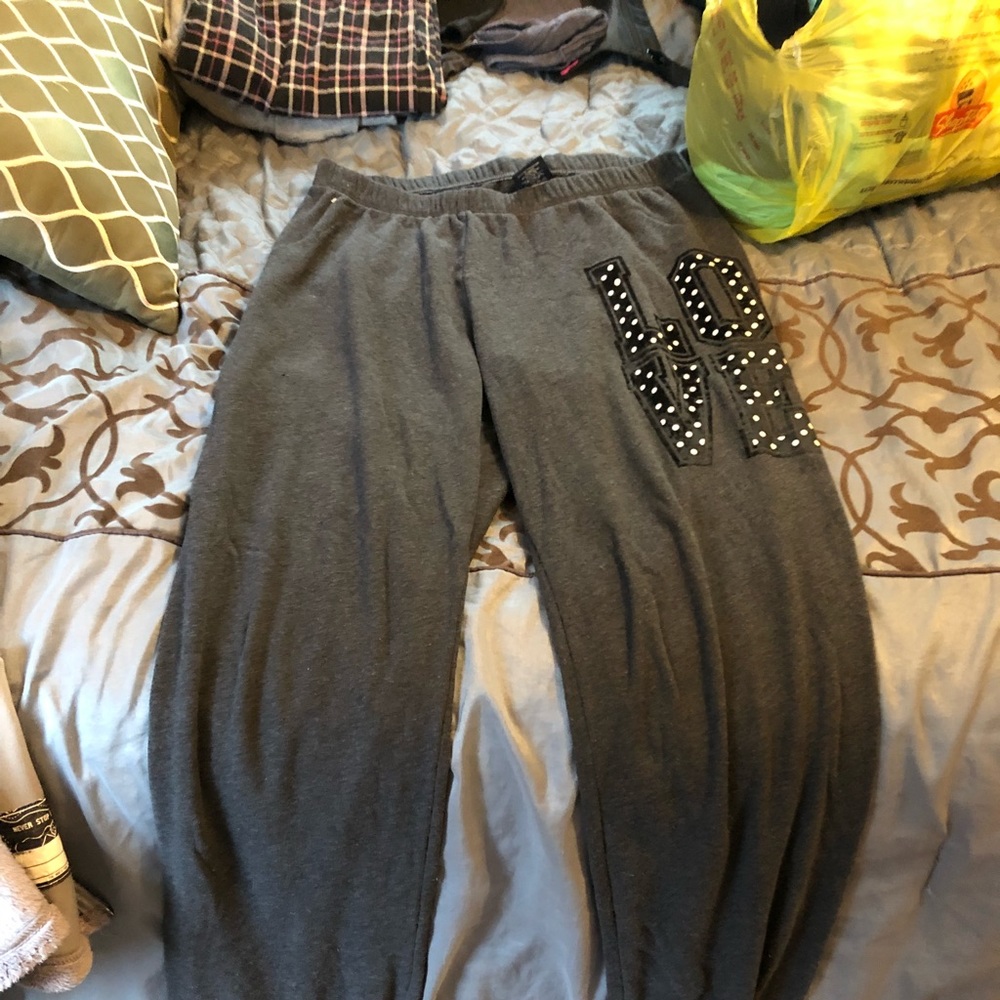 Pink sweatpants